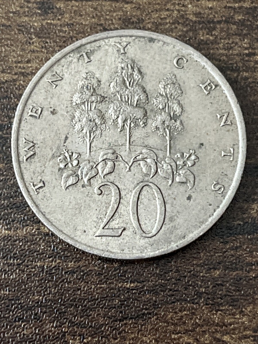 1969 Jamaica Twenty 20 Cents Actual Coin TK6283* | eBay