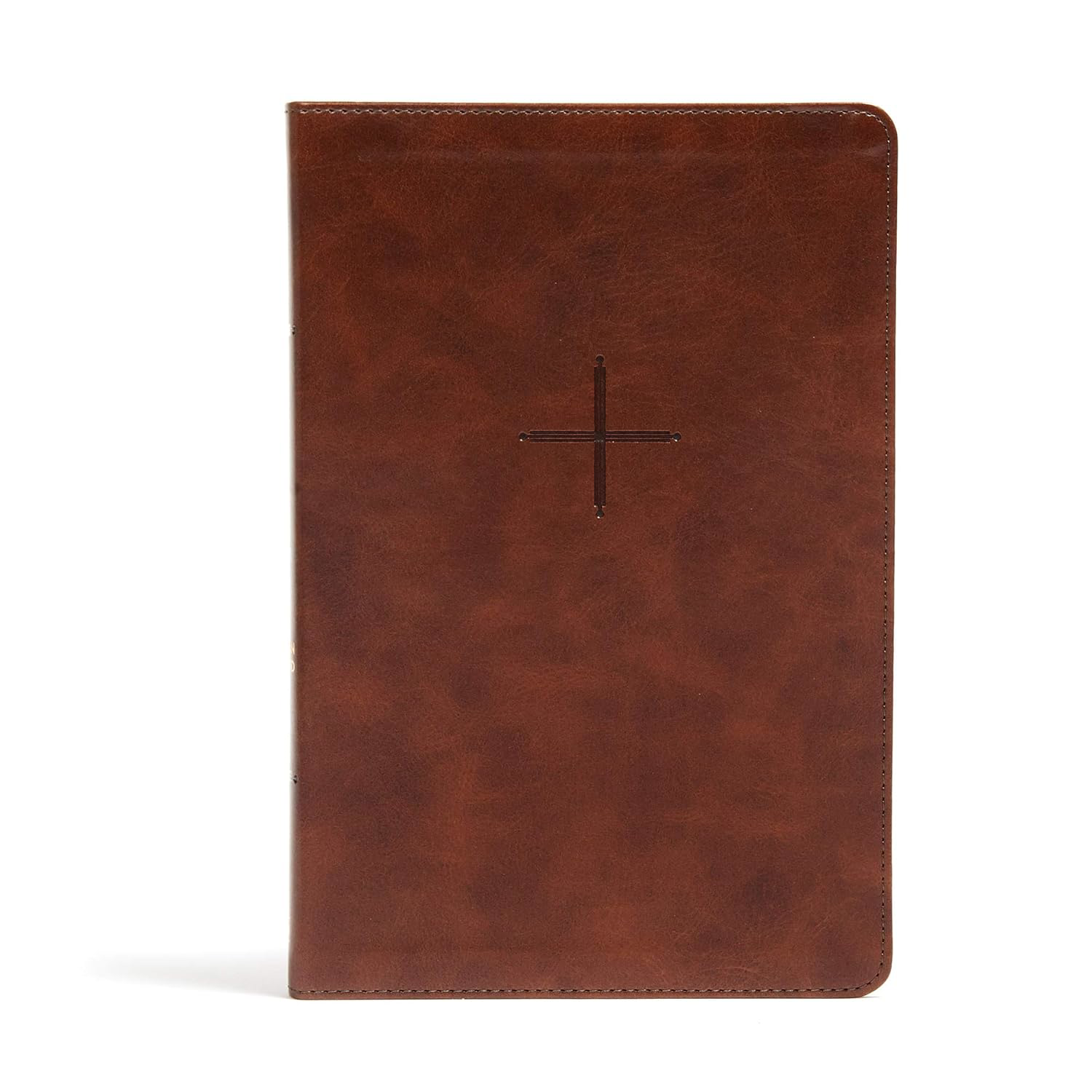 CSB Every Day with Jesus Brown Leather Bible 365-Day Devotional Reading Plan