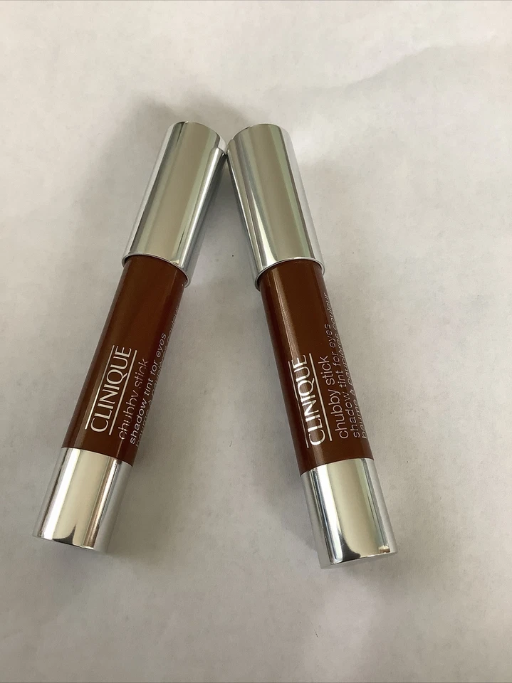 2X Clinique Chubby Stick Shadow Tint For Eyes 03 Fuller Fudge 0.10oz  - Image 2 of 4