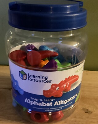 Learning Resources Snap-n-Learn Alphabet Alligators 26 Pieces