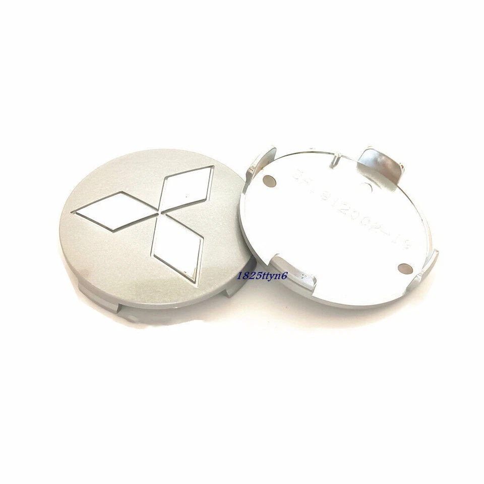 Tapacubos centrales tapacubos cubierta rueda coche plata 80 mm para MITSUBISHI PAJERO V73 Foto 2 de 2