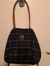 Heritage Traditions ladies blue check shoulder bag