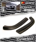 Carbon Fiber Rear Bumper Extensions fits 2003-07 USDM Mitubishi Lancer EVO 8 / 9