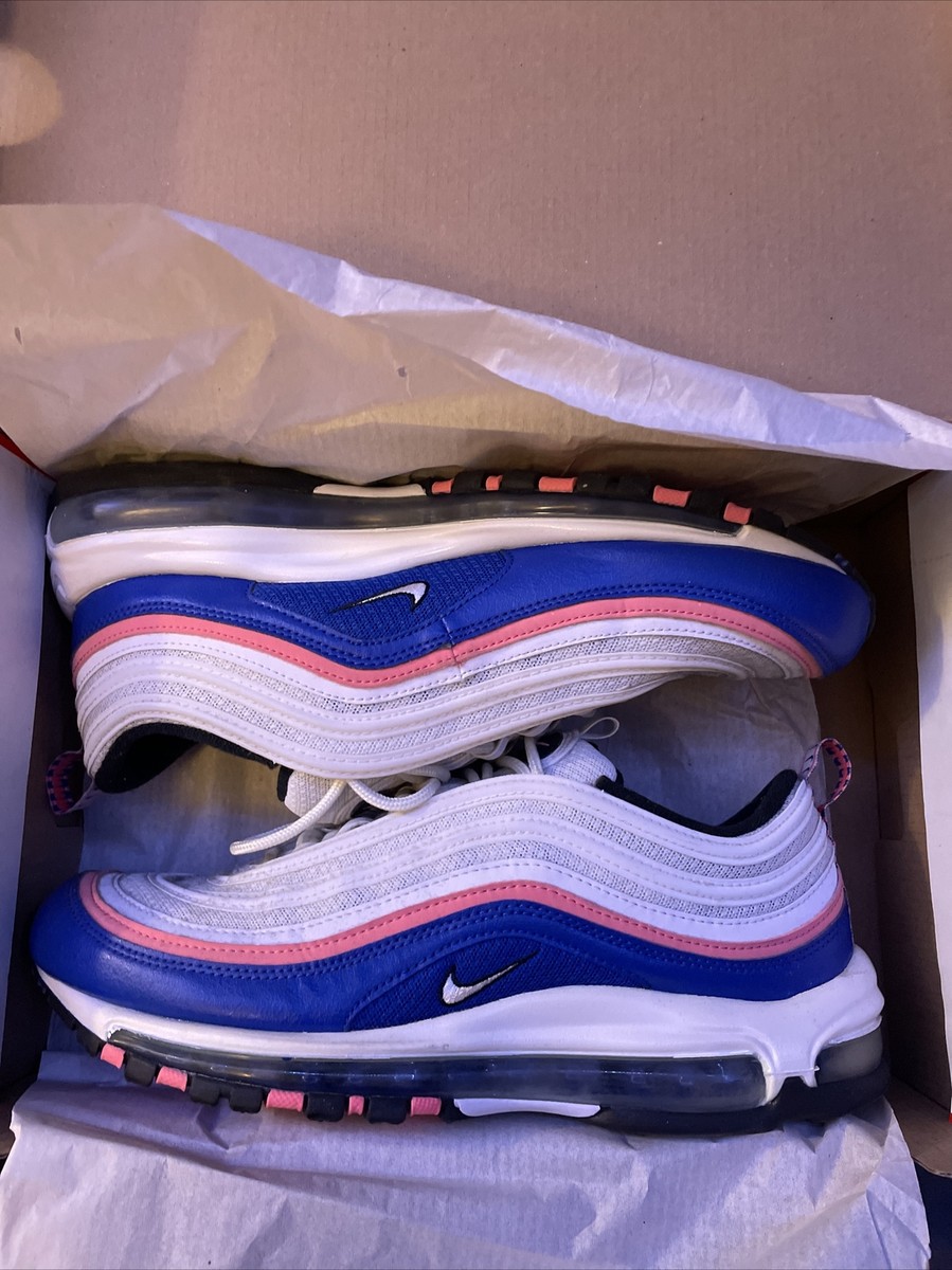 nike air max 97 white game royal pink gaze