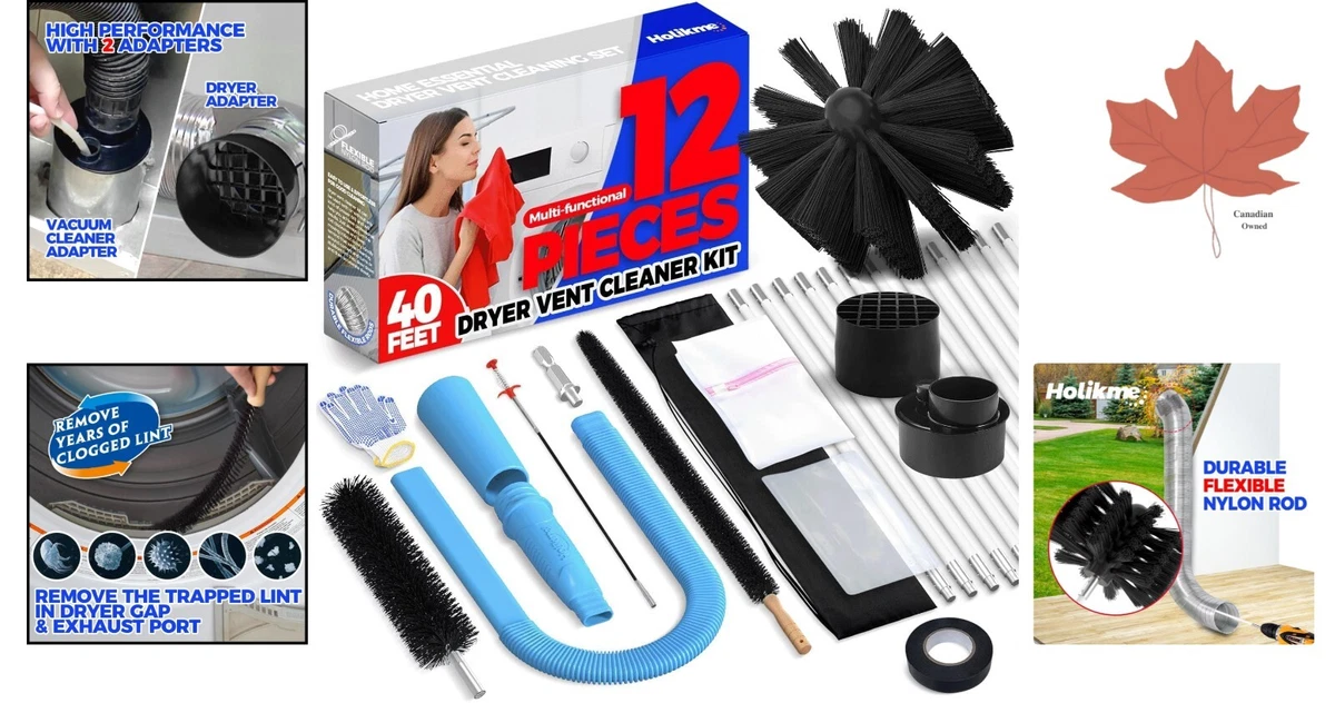 Dryer vent deals cleaning attachment