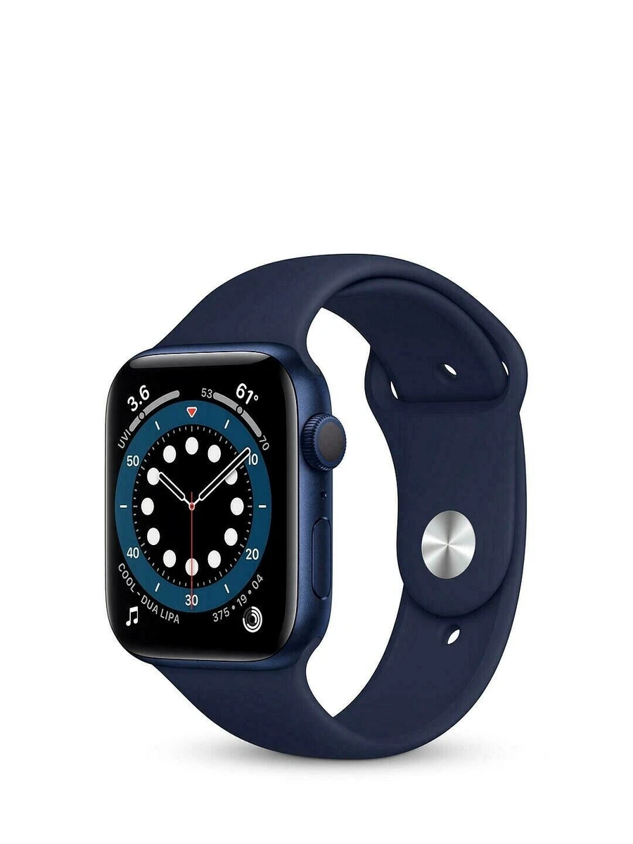 Apple watch series 6 blue 44mm cellular hot sale