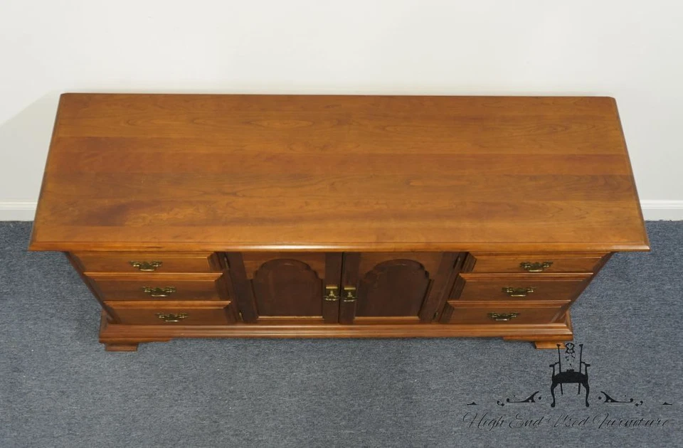 PENNSYLVANIA HOUSE Solid Cherry Traditional Style 66" Triple Door Dresser 11-... - Image 3 of 4