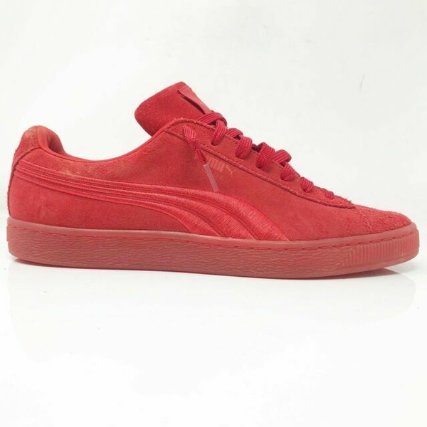 puma suede red scarlet