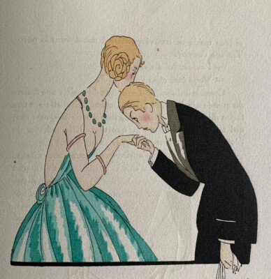 George Barbier Several Original Hand-colored Pochoirs Art Deco 1920 Ed. of 800 