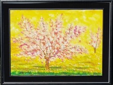 Igor Varisco ( ? - ? ) "Luminosità primaverile '75" . Olio su tela cm 50 x 70   