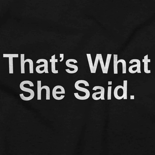 Funny Sarcastic That's What She Said Humor Youth Hooded Sweatshirt Boy or Girl - Picture 2 of 7