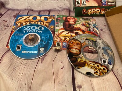 Zoo Tycoon Collection Complète PC - 2 CD - Simulation - Bon état