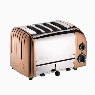 Ꮙ | Dualit Classic 4 Scheiben Toaster NewGen 47450 (Kupfer) SCHNELLE P&P    