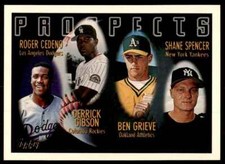1996 Topps. Roger Cedeno/Derrick Gibson/Ben Grieve/Shane Spencer A Baseball
