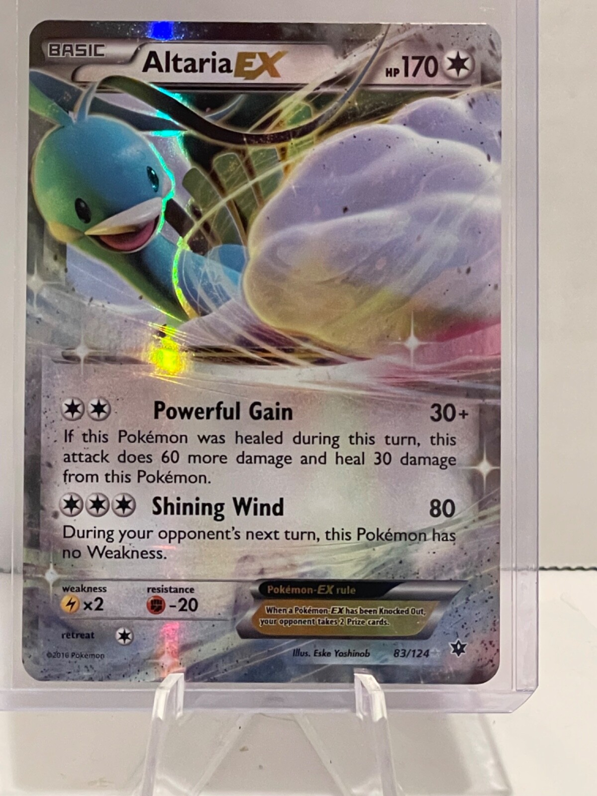 Altaria EX 83/124 XY Fates Collide Holo Ultra Rare Pokemon Card