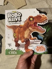 Robo Alive Attacking T-Rex Dinosaur - Walks & Roars - Green