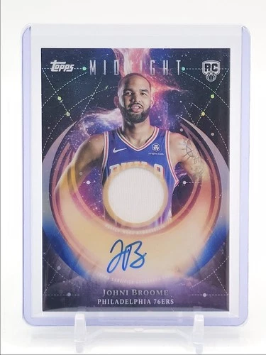 JOHNI BROOME 2025-26 TOPPS MIDNIGHT RPA ROOKIE JERSEY PATCH RC AUTO Q3668