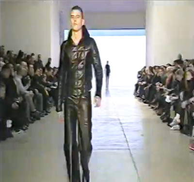YSL Rive Gauche  by TOM FORD - Runway Lederblouson Man - Fall Winter 2000/ 2001