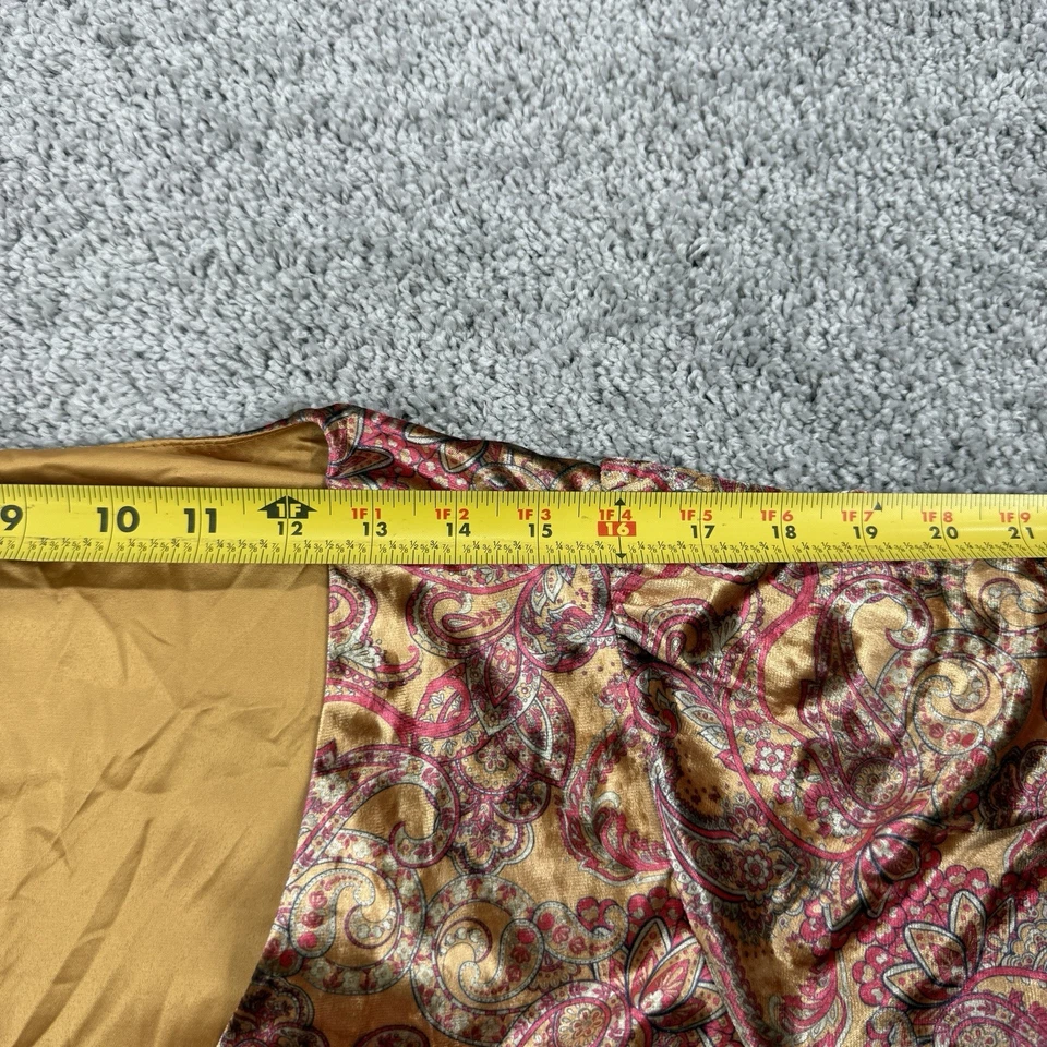 Vestido de terciopelo ModCloth para mujer 3X floral caprichoso elástico cómodo evento de vacaciones Foto 3 de 4