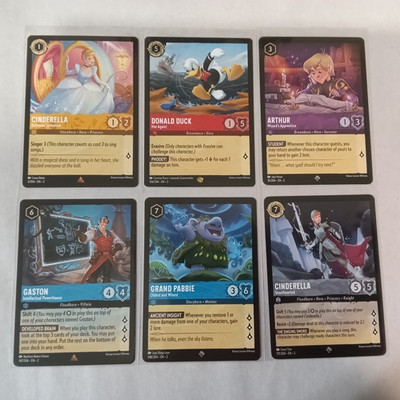 Lorcana Disney Floodborn PICK YOUR CARD Super Rare, Legendary TCG Regular & Foil