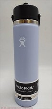 Hydro Flask 24oz Wide Mouth Flex Straw Bottle - Surf READ DESCRIPTION