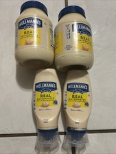 4 Hellmann's Real Mayonnaise Condiment Gluten Free, Condiments 11.5oz - 30oz Ea