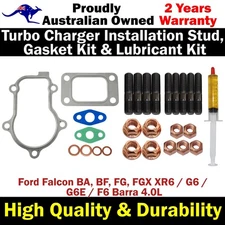 Turbo Charger Studs,Gasket Kit&Lubricant Kit For Ford Falcon BA,BF,FG,FGX 4.0L