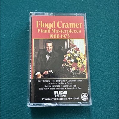 Floyd Cramer Piano Masterpieces 1900-1975 Cassette Album Easy Listening RCA