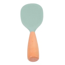 MAGICLULU Silicone Wooden Rice Paddle Kitchen Utensils Cooking Ladle Handle