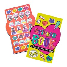 Super Trendy Icons Sticker Books, Birthday, Stationery, 2 Pieces