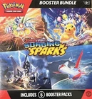 Pokemon Surging Sparks SV08 Booster Bundle TCG 6 packs New Sealed