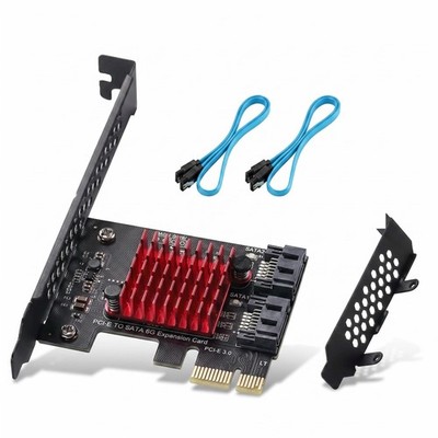 PCIE SATA 3.0 Controller Card 2 Ports,6 Gbit/s PCIE SATA Expansion Card,PCI-E...