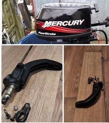 Mercury/Mariner,Tohatsu Outboard Gear Shift Lever&Linkage 4, 5, 6 HP, 4-stroke
