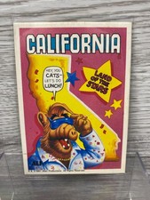 CALIFORNIA US of ALF 1987 Topps Alf Sticker 5 Sticker Card