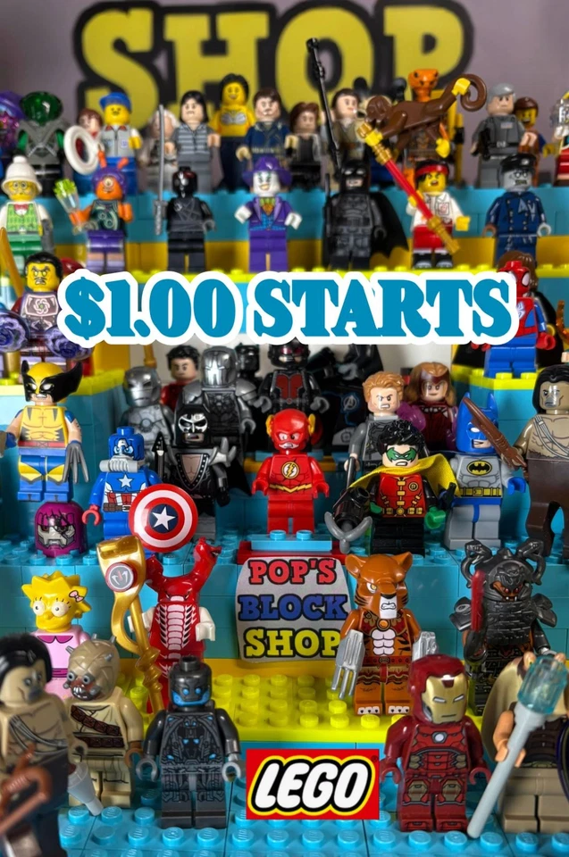 $1.00 Starts on all LEGO® So Many Great Mini-Figures FOR YOU!