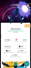 Rare SHINY NECROZMA Pokemon - Wormhole BG - GO