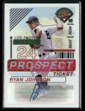 Ryan Johnson 2024 Panini Prospect Edition #110 Silver Signatures Holo AU