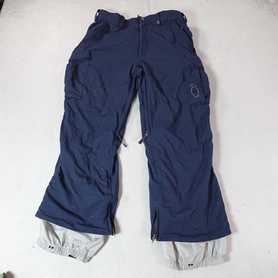Burton Ronin Snow Pants Mens Large Blue Ski Snowboard Distressed