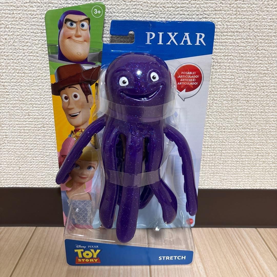 Figura Pulpo Elástico Disney Toy Story 3 Colección Pixar Villano Púrpura NUEVO