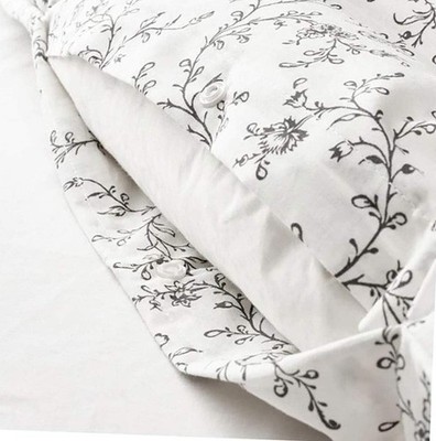 Ikea KOPPARRANKA Bettwäsche 140x200cm Bettwäscheset Bettdecke Bezug Blumen NEU