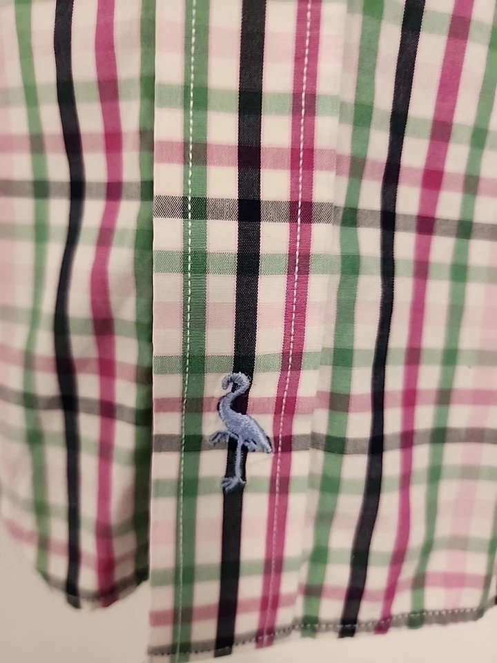 Tailorbyrd Collection Mens Plaid Check Button Up Shirt Sz XL Long Sleeve - Image 4 of 4