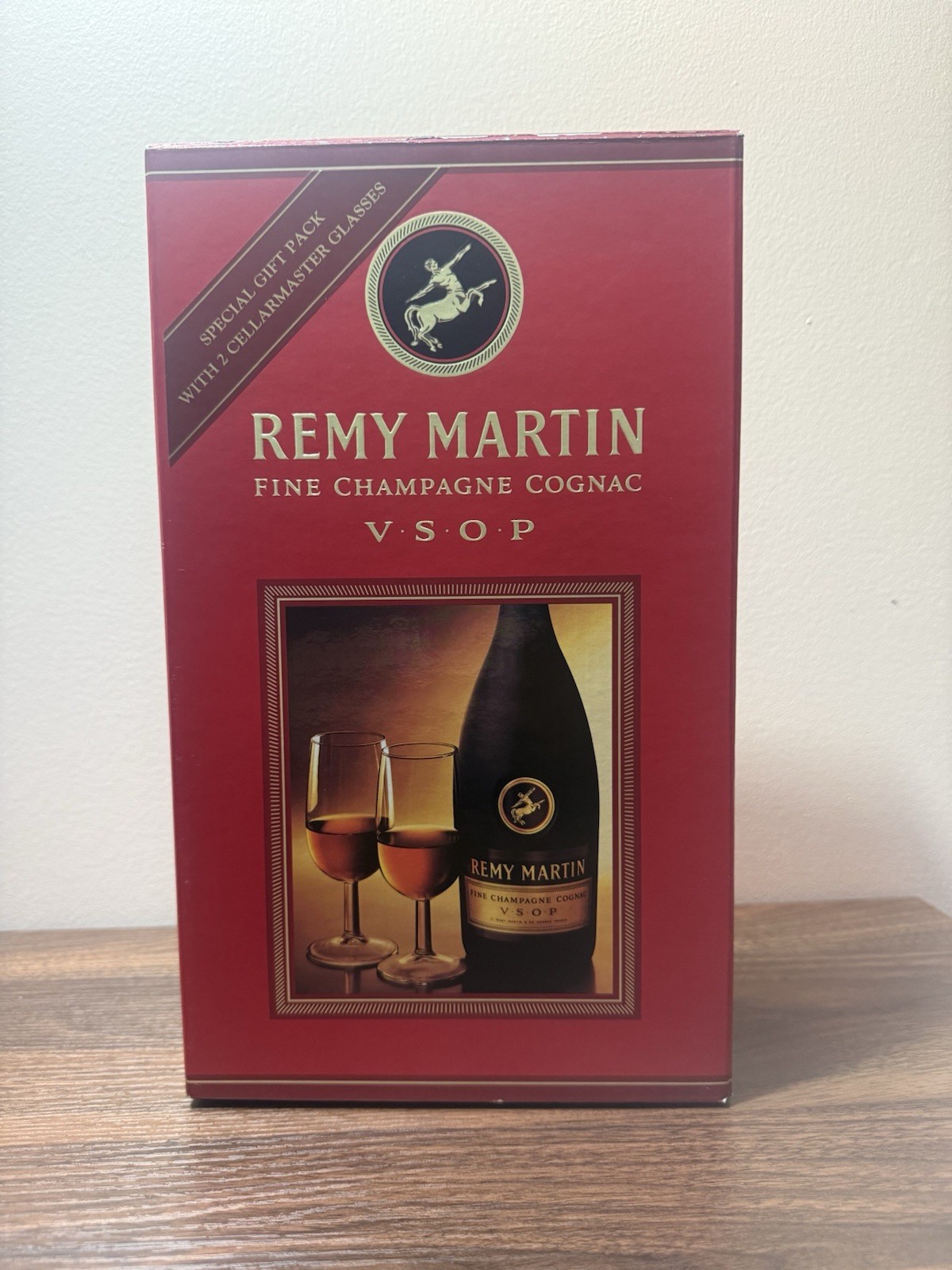 Remy Martin CellarMaster Fine Champagne Cognac Glasses Set of 4 with Gold Logo
