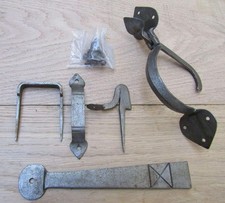 Rustic iron suffolk latch thumb latch wrought iron hand forged blacksmith