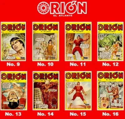 Orion El Atlante Historietas Mexicanas Comics Nostalgia -143 Revistas- - Image 1 of 4