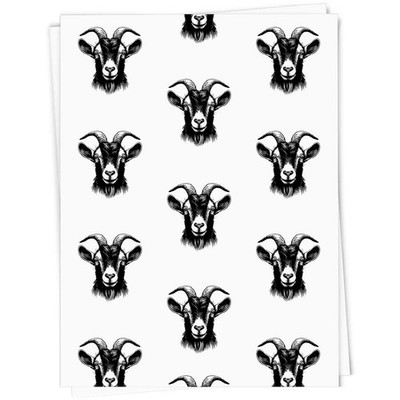 Geschenkpapier/Geschenkanhänger ''Billy Goat Portrait'' (GI059060)