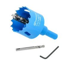 1-1/2 Inch Hole Saw with Arbor for Metal and Wood Cutting, Bi-Metal Hole Cutt...