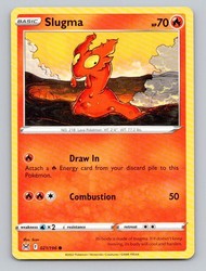 Slugma 021/196 Lost Origin Common Pokemon Card