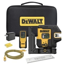 *NEW* DEWALT USB Rechargeable Green 5 Spot & Cross Line Laser Kit (DCLE14251G)