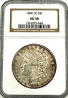 1890-CC Carson City Morgan Silver Dollar $1 - NGC Certified AU58