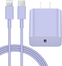 Iphone 14 13 12 Fast Charger 20W PD USB C Wall Charger with 6FT Fast Charging Ca